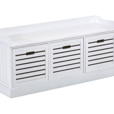 Sideboard linoleum white 33x110x50 white Wood Wood