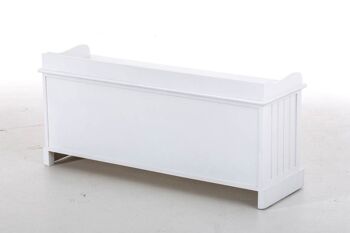 Buffet linoléum blanc 33x110x50 blanc Wood Wood 3