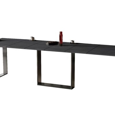 Tavolo da pranzo allungabile Herouville Stirling Oak - 130-210 x 80 cm