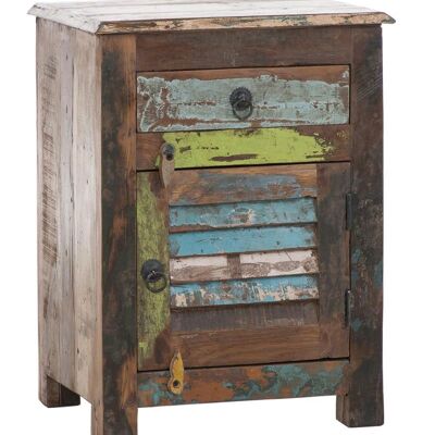 Yanvi bedside table colorful 35x45x60 colorful Wood Wood