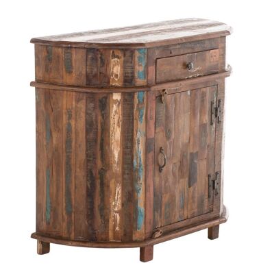 Karuna semicircular chest of drawers colorful 41x100x90 colorful Wood Wood