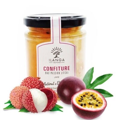 Confiture DUO Fruit de la Passion & Litchi 220g