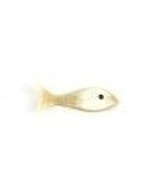 Set de 6 portes-couteaux poisson en corne blonde