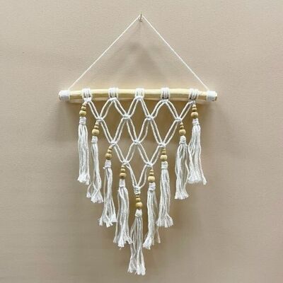 Pendentif macramé