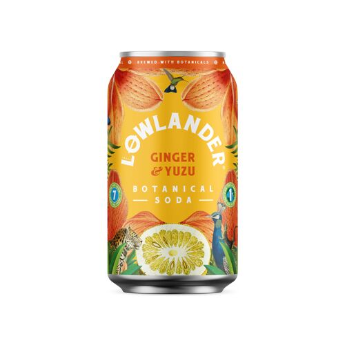 Lowlander Ginger & Yuzu Botanical Soda