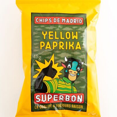 Chips Paprika Jaune 45g - Superbon
