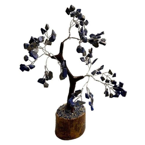 Gemstone Tree, 100 Beads, 18cm, Lapis Lazuli