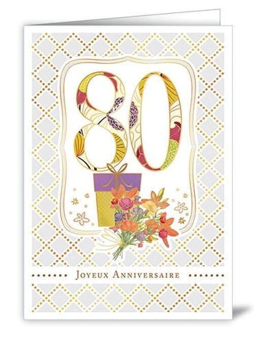 80 - Anniversaire (SKU: 3413FR)