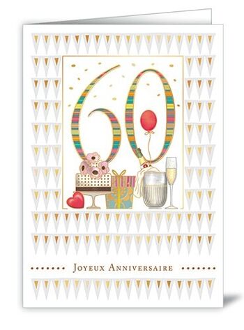 60 - Anniversaire (SKU: 3409FR)