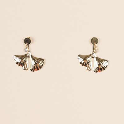 Boucles d'oreilles feuille