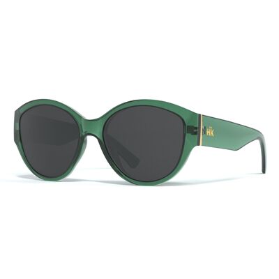 Hawaiigrüne/schwarze Sonnenbrille