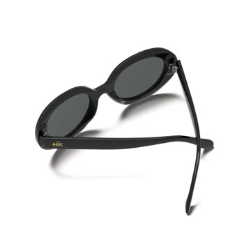 Tulum Noir / Lunettes de soleil noires 5