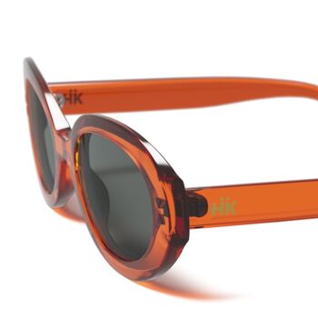 Lunettes de soleil Tulum Orange / Noir 4