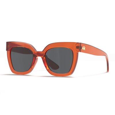 Malediven Orange / Schwarze Sonnenbrille