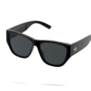 Creta Noir / Lunettes de soleil noires 3