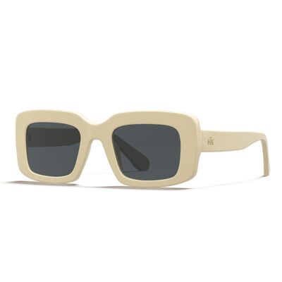 Santorini Weiß / Schwarze Sonnenbrille