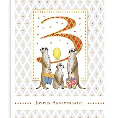 3 - Anniversary (SKU: 3392FR)