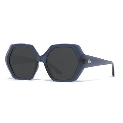 Mykonos blau / schwarze Sonnenbrille