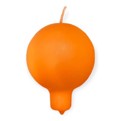 Bougie boule, orange