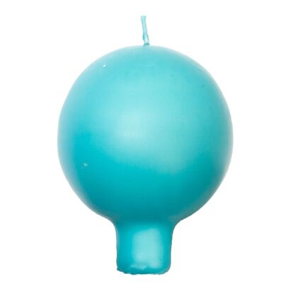 Ball candle, turquoise