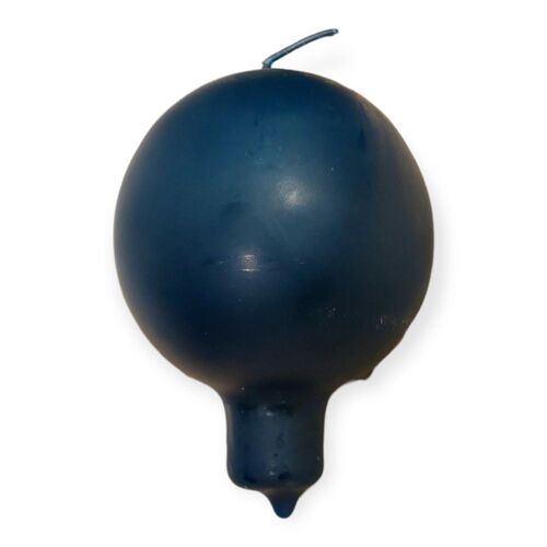 Ball candle, night blue