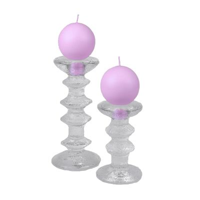 Ball candle, purple