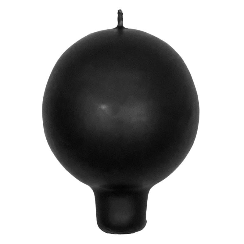 Candela a sfera, nera