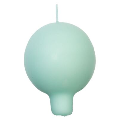 Ball candle, water green