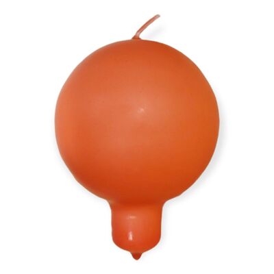 Ball candle, terracotta
