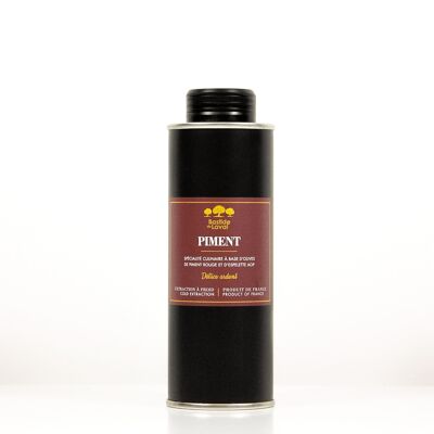 Chili olive oil 25cl canister - France / Flavored