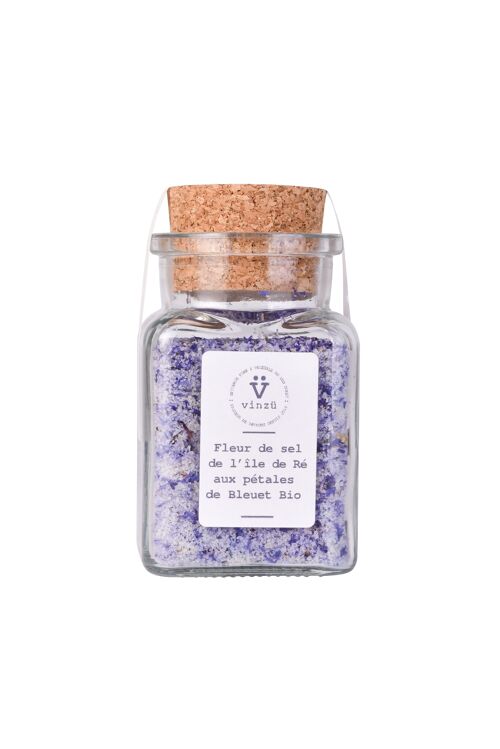 Fleur de sel aux pétales de bleuet bio