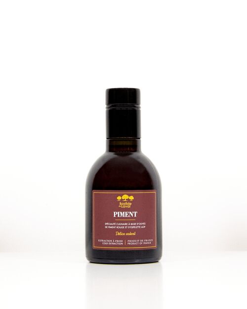 Huile d'olive Piment 25cl bouteille - France / Aromatisée