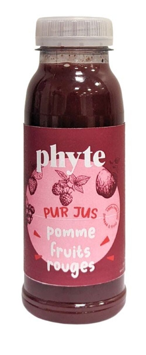 Jus pressé à froid Pomme Fruits Rouges | 250ml