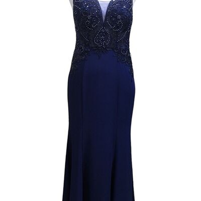 Long ceremonial dress Navy blue