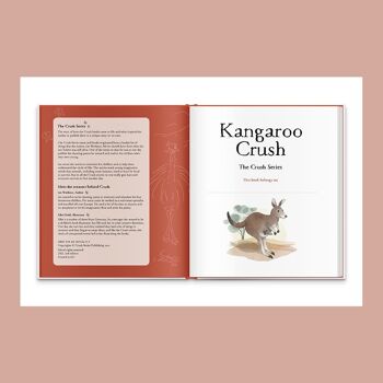 Livre pour enfants animaux - Kangourou Crush (grand format) 2