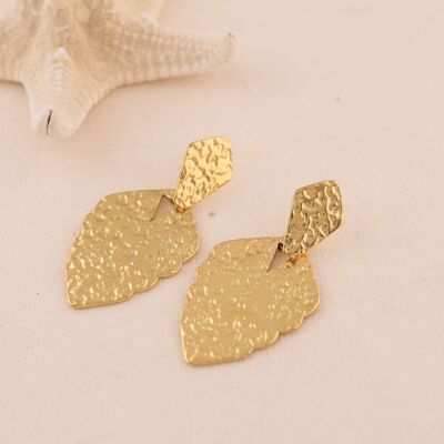 Gold plated earrings