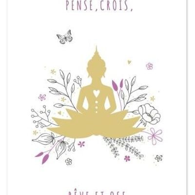 Pense, crois, reve et ose (SKU: 6517FR)