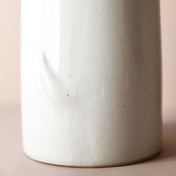 Vase chien en céramique texturée, H21,5 cm 5