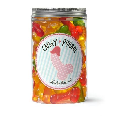 Candy Pimmel Naschdose M Fruchtgummi Penis Geschenkdose JGA