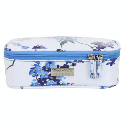 Cosmetic Bag Sentimental In White Rectangle Brush Bag