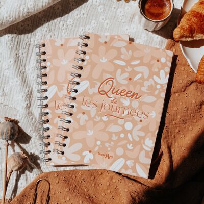 Cuaderno Reina de tus días • A5, Espirales
