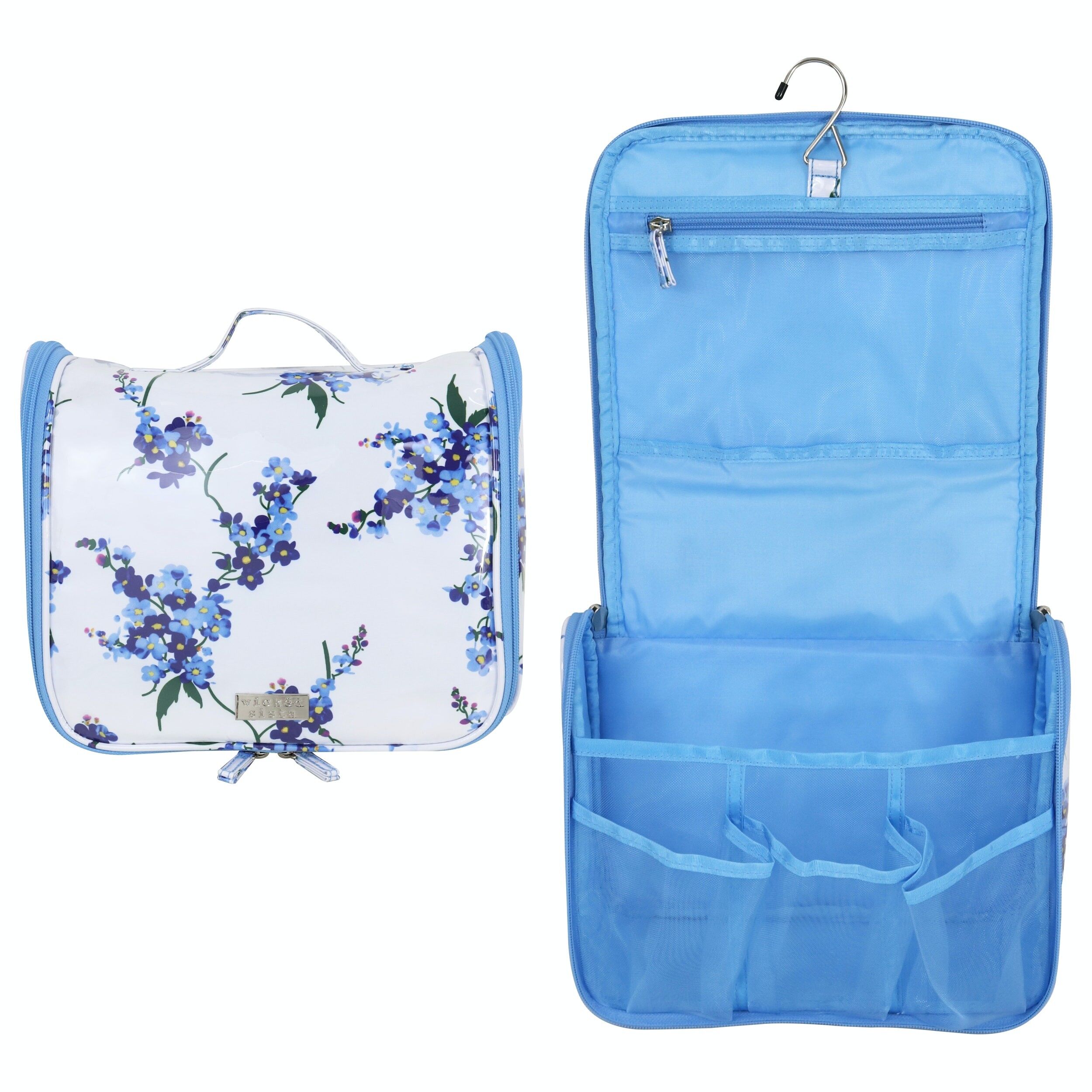 Kosmetiktasche Sentimental In White Travel Bag With Hook