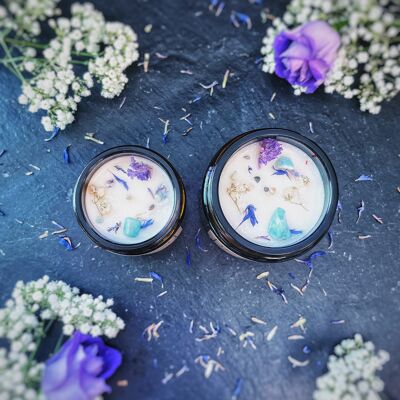 Bougie "Purification et Renouveau" - Sauge blanche & Larimar