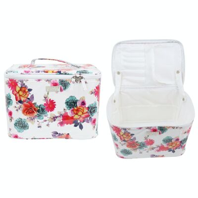 Cosmetic bag Louella White Large Beauty Case
