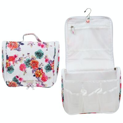 Cosmetic Bag Louella White Travel Bag With Hook