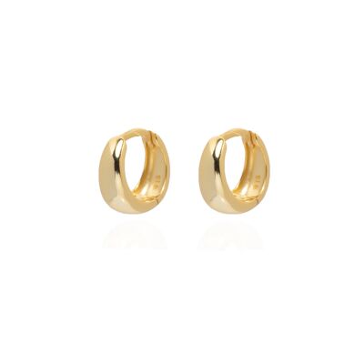 Courtney 18k Gold Huggies