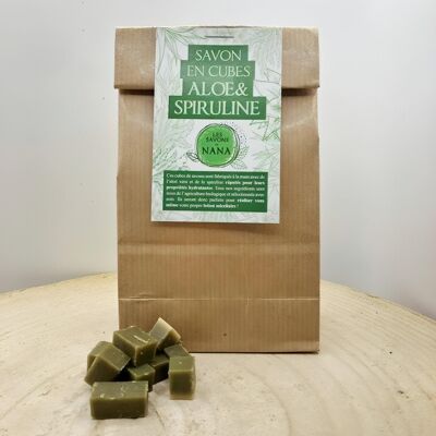 Cubes de savon "Aloé & Spiruline"