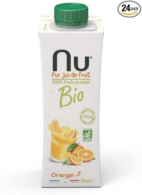 NU - Jus d'orange BIO - 25 CL