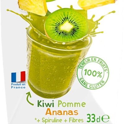 NU - Smoothie Kiwi Pomme Ananas - 33cl