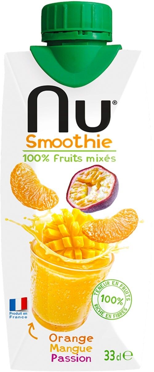 NU - Smoothie Orange Mangue Passion - 33cl